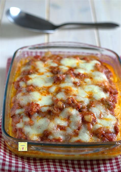 Polenta al Forno con Salsiccia e Formaggio