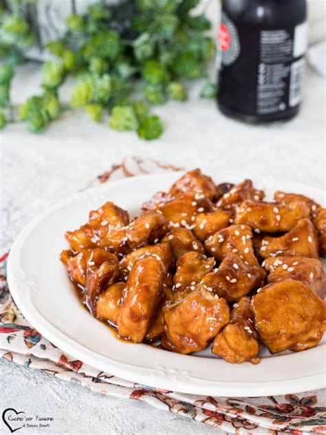 Pollo alla salsa di soia con sesamo