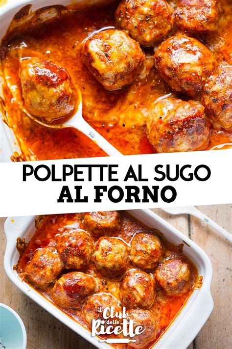 Polpette al sugo al forno