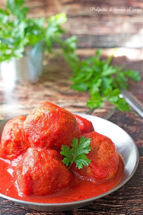 Polpette di Tonno al Sugo