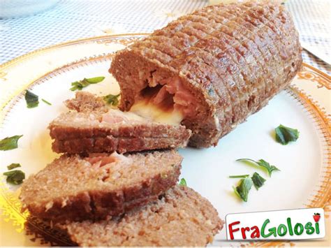 Polpettone Ripieno con Prosciutto e Formaggio