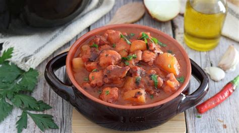 Polpo alla Pignata con Patate