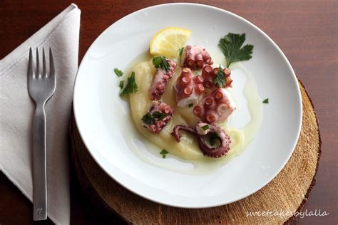Polpo alla piastra su crema di patate