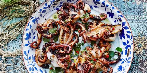 Polpo fresco e congelato