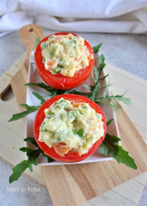 Pomodori ripieni con insalata russa
