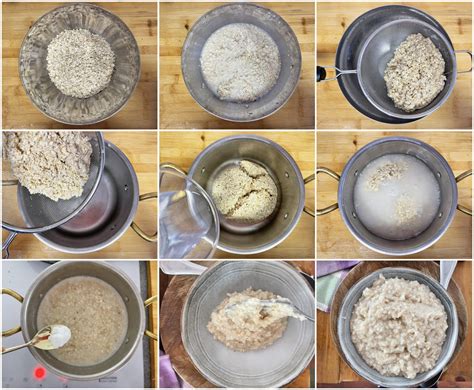 Porridge in preparazione