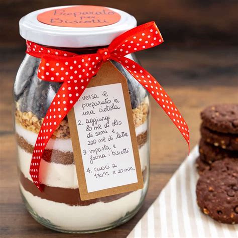 Preparato per biscotti in barattolo