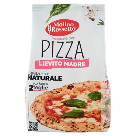 Preparato per pizza con lievito madre Molino Rossetto