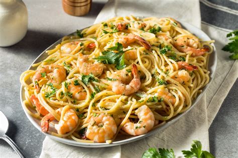 Preparazione Spaghetti Scampi