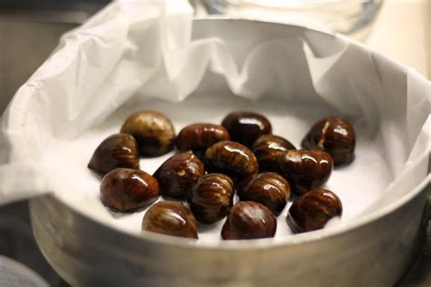 Preparazione castagne