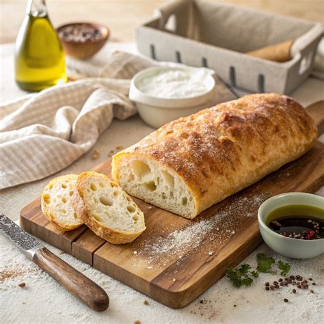 Preparazione ciabatta