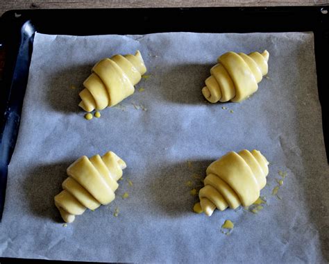 Preparazione dei croissant