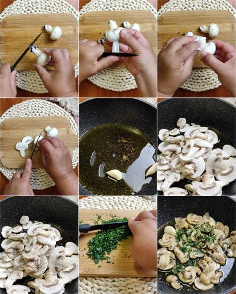 Preparazione dei funghi
