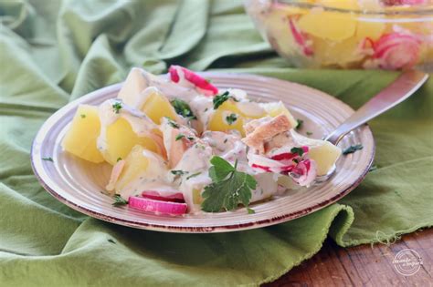 Preparazione dell'insalata di patate