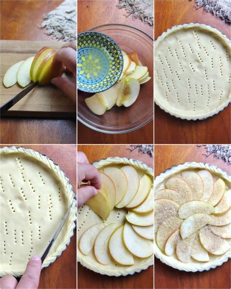 Preparazione della crostata di mele