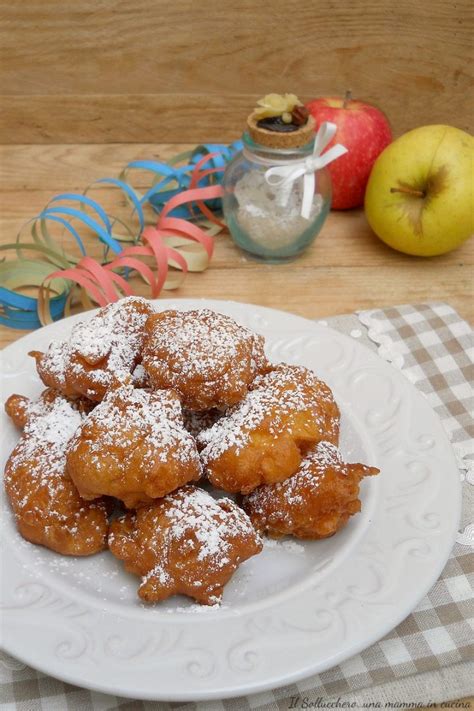 Preparazione delle frittelle di mele