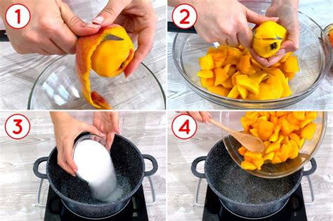 Preparazione delle pesche