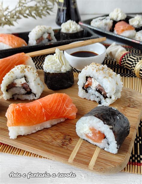 Preparazione ingredienti sushi