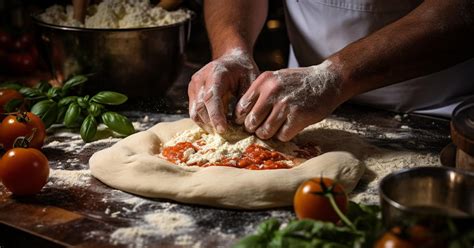 Preparazione pizza