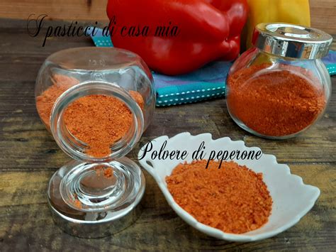 Preparazione polvere di peperone