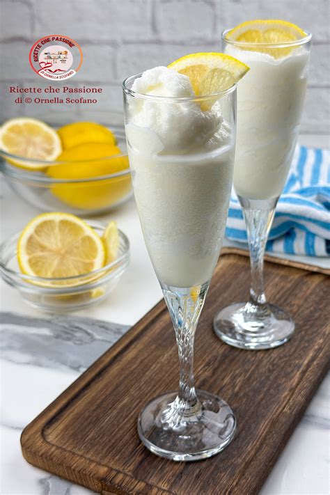 Preparazione sorbetto al limone