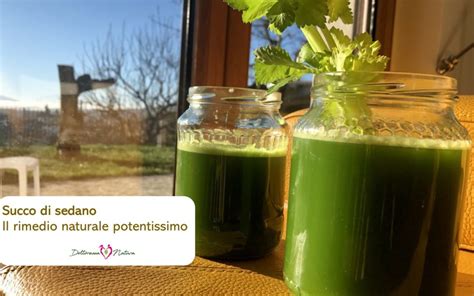 Preparazione succo di sedano