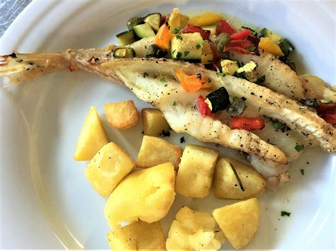 Presentazione Coda di Rospo al Forno