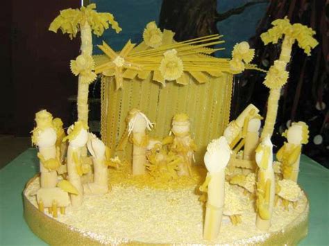Presepe con pasta secca