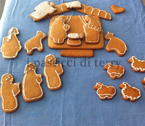 Presepe di biscotti