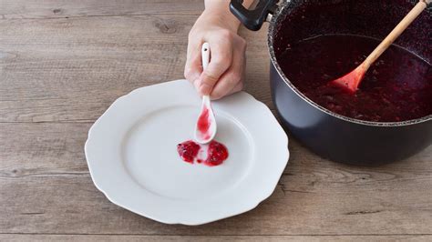 Prova di gelificazione marmellata