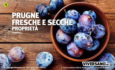 Prugne fresche e secche