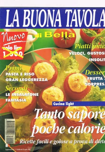 Pubblicità libri rivista La Buona Tavola