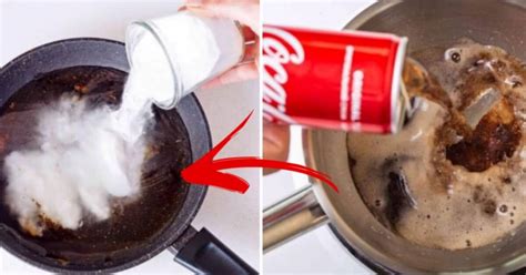 Pulizia pentola con Coca Cola