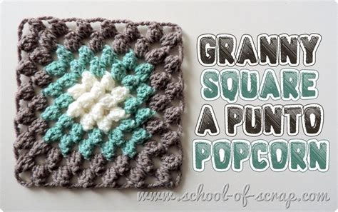 Punto Popcorn all'Uncinetto