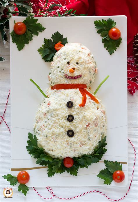 Pupazzo di Neve di Insalata Russa