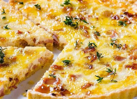 Quiche Lorraine con Pancetta e Uova
