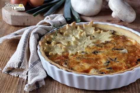 Quiche ai Funghi