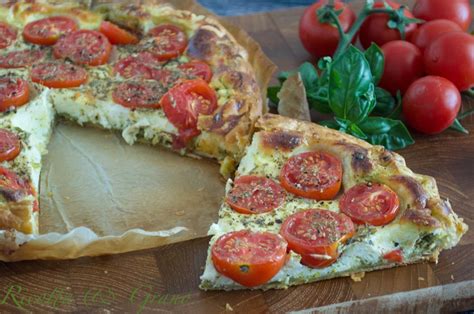 Quiche al Pesto e Pomodorini