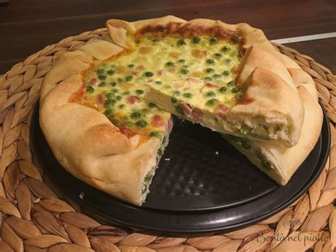 Quiche con Piselli e Pancetta