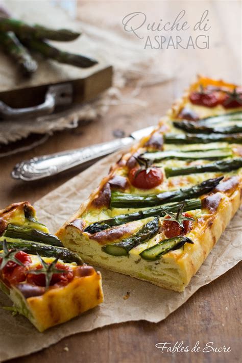 Quiche con asparagi e ricotta