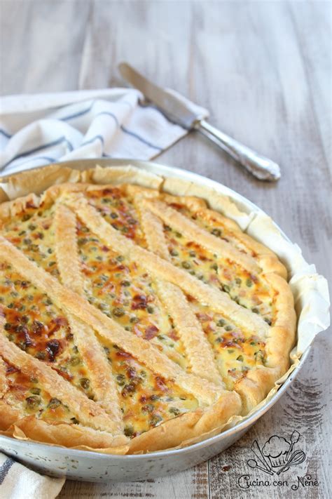 Quiche di Piselli e Prosciutto