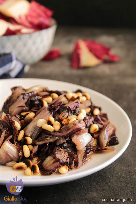 Radicchio stufato in padella