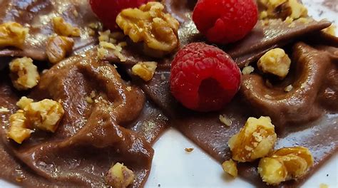 Ravioli al Cacao con Gorgonzola