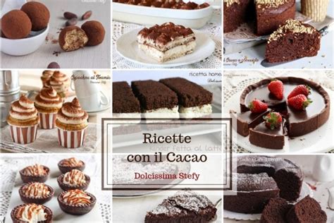 Ricette con il cacao