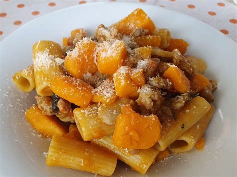Rigatoni Zucca e Salsiccia