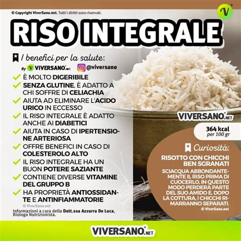 Riso integrale proprietà