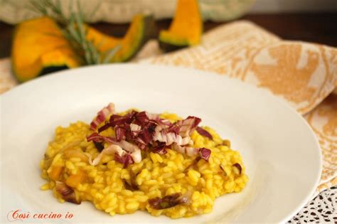 Risotto Radicchio, Zucca e Salsiccia