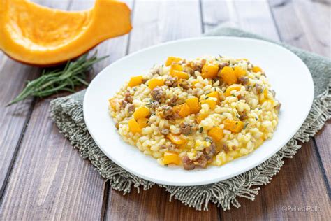 Risotto Zucca e Salsiccia con Rosmarino