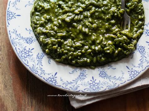 Risotto con gli spinaci
