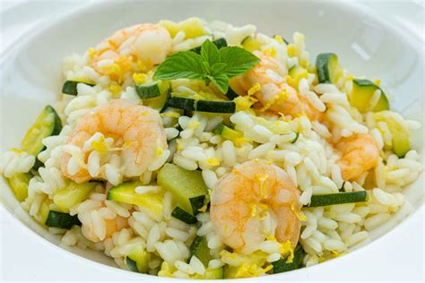 Risotto gamberetti e limone